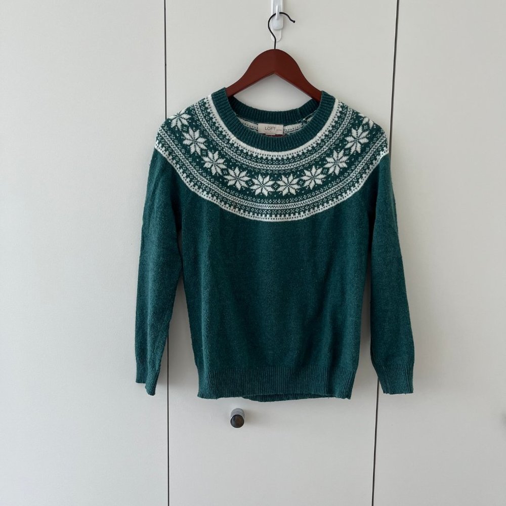 ❄️☃️Teal Winter Sweater